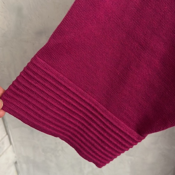 Cyrus Crew Neck Sweater in Very Berry, 1x, NWT - Picture 2 of 8